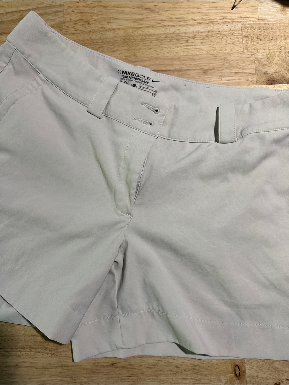 Nike Women's khaki Golf Performance Shorts